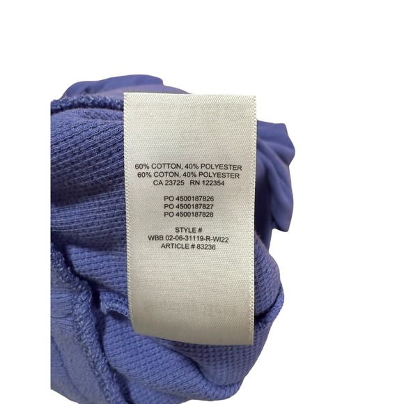 Sunday Best Baby Waffle Knit Flare Leg Sweatpants Size S Peri Purple Mauve EUC - Picture 4 of 5